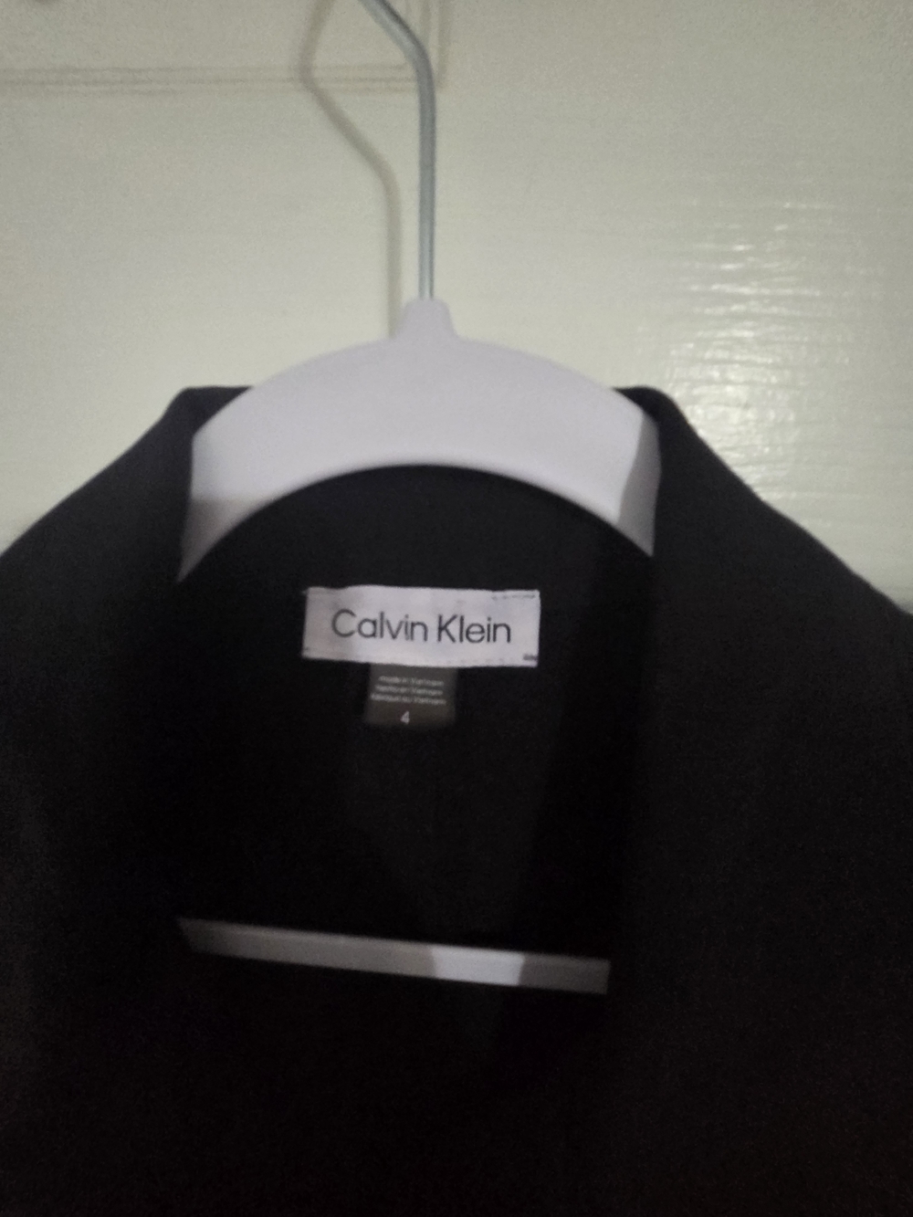 Calvin Klein Black Sleeveless Utiliry Button Up Pockets Shirt Midi Dress, Size 4 - Picture 4 of 9